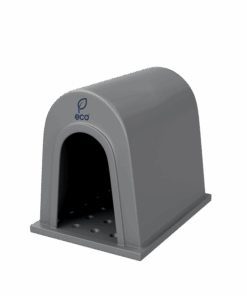 ECO Exploded Kennel Dog House - Mountain Grey - Small