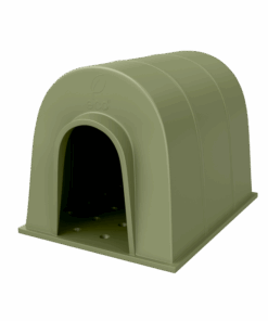ECO Exploded Kennel Dog House - Olive Green - Medium