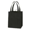 Eco Friendly Foldable, Washable & Reusable Shopper Bag - Black - 50 Pack