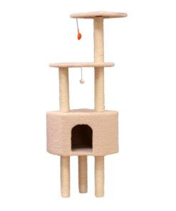Eco-Friendly Sisal Material Cat Scratching House Tree Tower Cat Climber