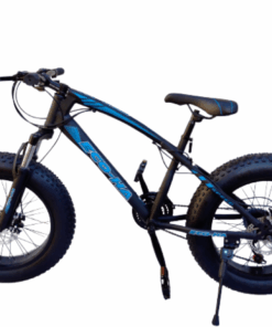 Eco Mountain Fat Tire Bicycle for Kids - Black, Blue