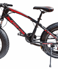 Eco Mountain Fat Tire Bicycle for Kids - Black, Red
