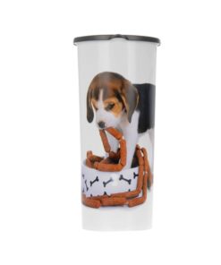 Eco Pet Storage Container with flip lid - dog design