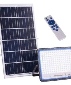 Ecom 400W Solar Flood With Panel & Remote