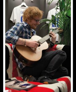 Ed Sheeran Wembley Poster with Black Frame