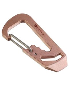EH3 Multifunctional EDC Carabiner/Keyring (Titanium or Copper) - Copper