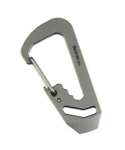 EH3 Multifunctional EDC Carabiner/Keyring (Titanium or Copper) - Titanium