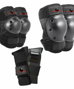 Eight Ball 3Pk Pads - Black 5+ Years