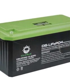 EJC 200AH 12.8v 2.56kwh LiFePo4 Portable Solar Battery