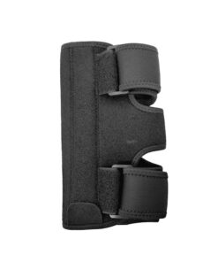Elbow Sleep Support Stabilizer with 2 Removable Metal Splints - Black