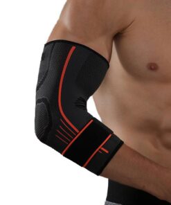 Elbow Support With Hook and Loop Strap Belt