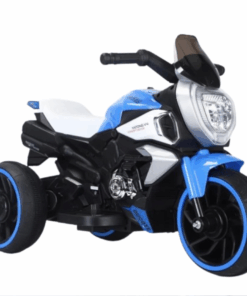 Electric 3 wheel Mini Superbike With Rechargeable Battery For Kids - Blue