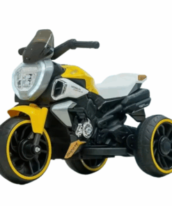 Electric 3 wheel Mini Superbike With Rechargeable Battery For Kids - Yellow