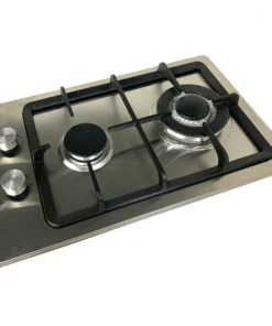 Elegance 2 Burner Gas Hob Stainless Steel HG012
