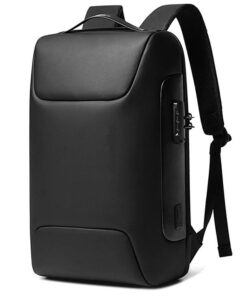 Elegant Anti-Theft Waterproof Laptop Backpack -15.6 - 16 inch - Black