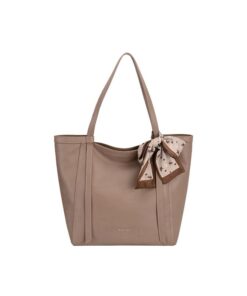 Elegant David Jones Tote Bag with Decorative Scarf