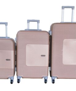 Elegant Rose Gold Luggage Set-Durable,Stylish,TSA,4-Wheel Spinner Suitcases