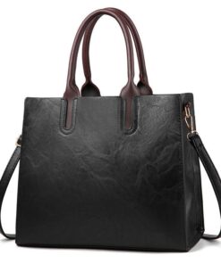 Elegant Tote Handbag - Black