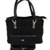 Elegant Women Handbags Medium Everyday Bags Ladies Handbags for Women - Black