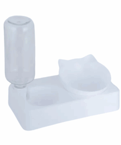 Elevated Cat Bowl and Water Dispenser