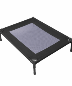 Elevated Dog Bed Portable Raised Pet Cot with Washable & Breathable Mesh - L