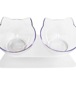 Elevated Double Feeding Bowl for Cats