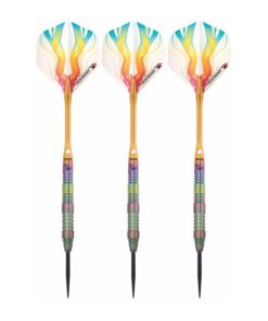 Elkadart Rainbow Titanium Coated Tungsten Darts - Set of 3 - 25 g