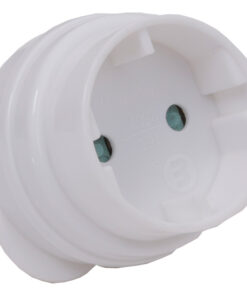 ELLIES Schuko Adaptor (White)