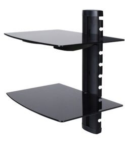 Ellies Universal Double Glass Shelf Bracket