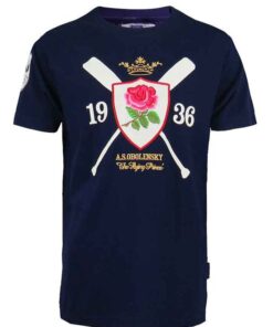 Ellis Rugby - Men's England Rugby T-Shirt Prince Obolensky Navy - Navy - S