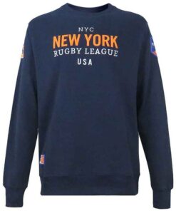 Ellis Rugby - Men's New York Sweatshirt Rugby League - Navy - L