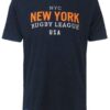 Ellis Rugby - Men's New York T-Shirt Rugby League Navy - Navy - L