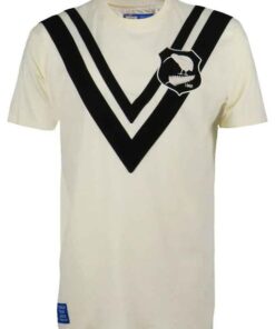Ellis Rugby - Men's New Zealand Rugby League T-Shirt Vintage Style - Ecru - L