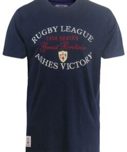 Ellis Rugby - Men's Rugby League Lions T-Shirt Great Britain 1958 - Navy - S