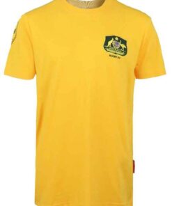 Ellis Rugby - Men's Vintage Australia Rugby T-Shirt Retro Style - Yellow - S