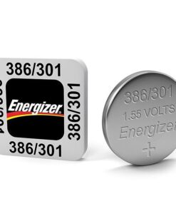 Energizer 386/301 Silver Oxide Watch Battery Box of 10