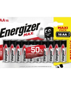 Energizer MAX Alkaline AA Battery Card of 16