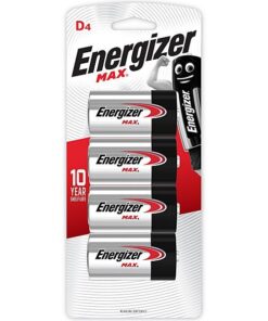 Energizer Max D - 4 Pack