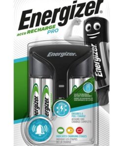 Energizer Pro Charger + 4x NiMH AA 2000mAh Batteries