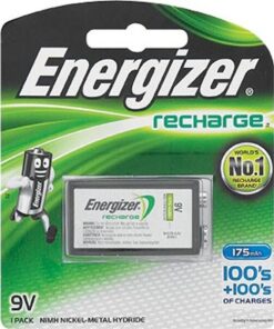 Energizer Recharge: 9V -1 Pack (Moq6)