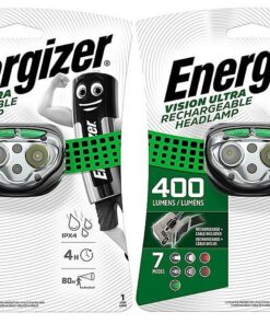 Energizer Vision Ultra Rechargeable Headlight (400 lumens) - 2 Pack