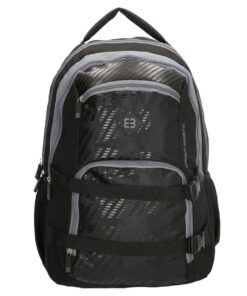 Enrico Benetti Natal Polyester 35 litres Backpack - Black & Grey