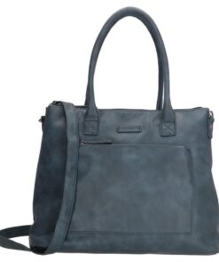Enrico Benetti Valence Ladies PU Shopper Bag - Navy