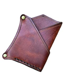 Esteamed Punk - Minimalist Handmade Leather Card Wallet
