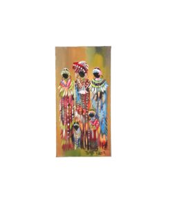 Ethnic Ladies-Canvas-Fine Art Painting-Wall Art