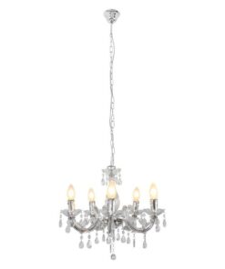 Eurolux 5 Light Odile Acrylic Chandelier - Clear
