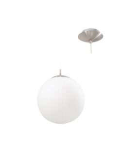 Eurolux - 60W Opal Rondo Pendant - 250mm