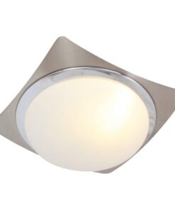 Eurolux Ceiling Fitting - Satin Chrome (235mm)