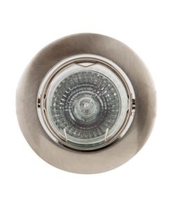 Eurolux - Downlight Aluminium Tilt Rim Satin Chrome GU10 50W
