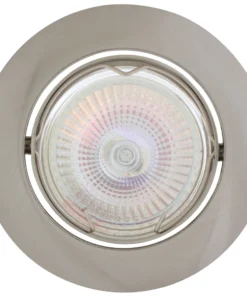 Eurolux Downlight Tilt Curved Rim Satin Chrome